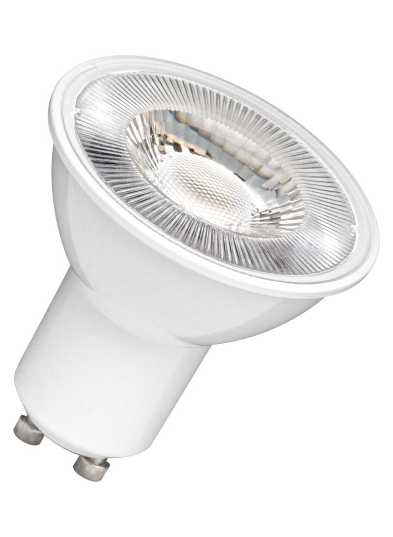 Dimmable LED GU10 Bulb 6W 3000K Warm White 500 Lumens 220-240V - Made in Germany - Image 1